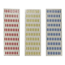 Perel HFIS3 142759 Diamond Sharpening Stones, 154 mm x 52 mm, Pack of 3