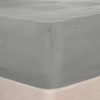 Brentfords Single Fitted Sheet Grey, Deep Fitted Sheet Bed Cover