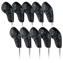 10ps/set Star Iron Headcover set Protector Velcro Closure For Right Handed Golfer Golf Clubs