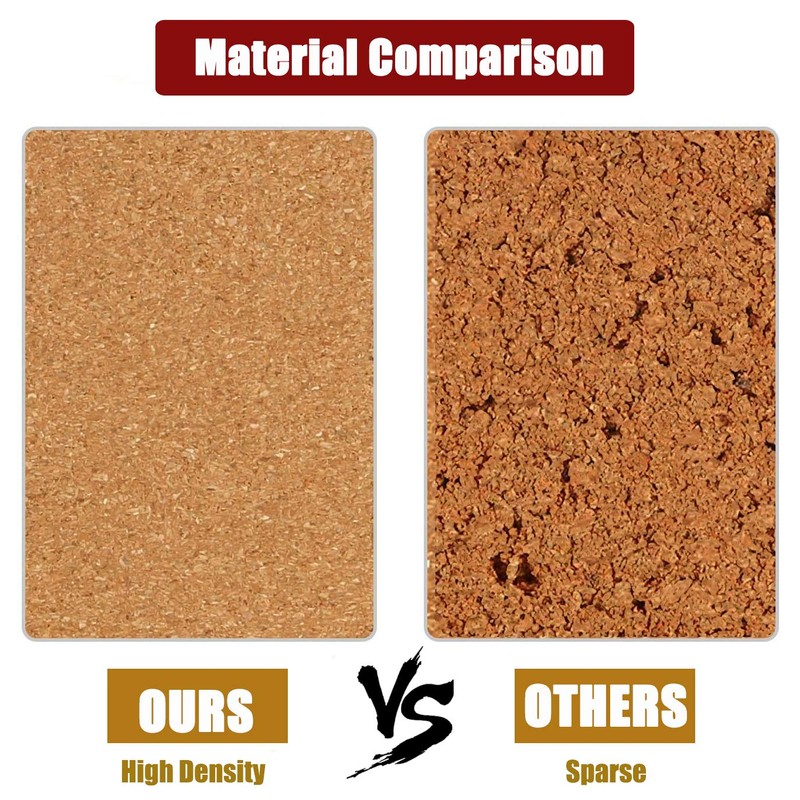 SELECTOP Desktop Cork Board, Double Sided Bulletin Board Message Board