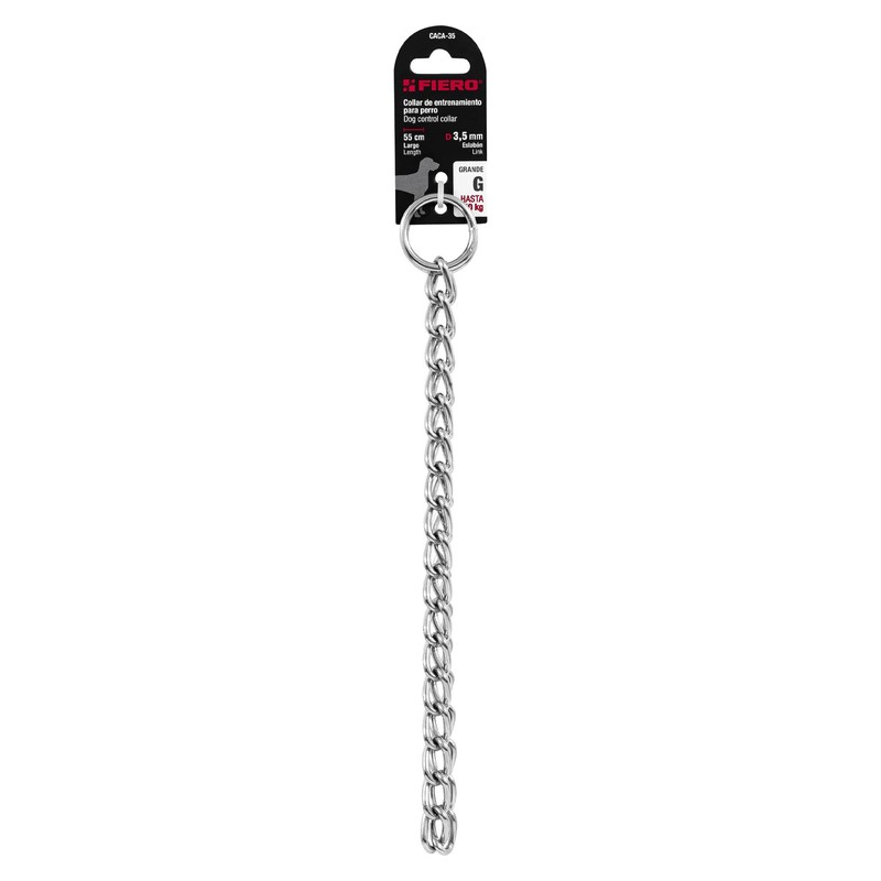 Fiero CACA-35, Cadena de castigo para perro, 3.5 mm