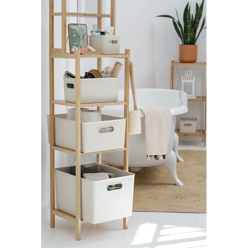 TATAY Storage Box Baobab ECOHOME, 22L Capacity, Polypropylene BPA free,