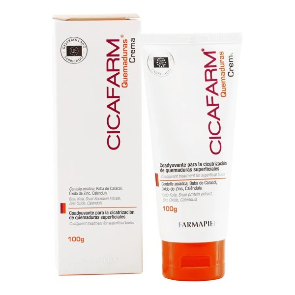 Crema Cicatrizante Para Quemaduras Superficiales Cicafarm Q