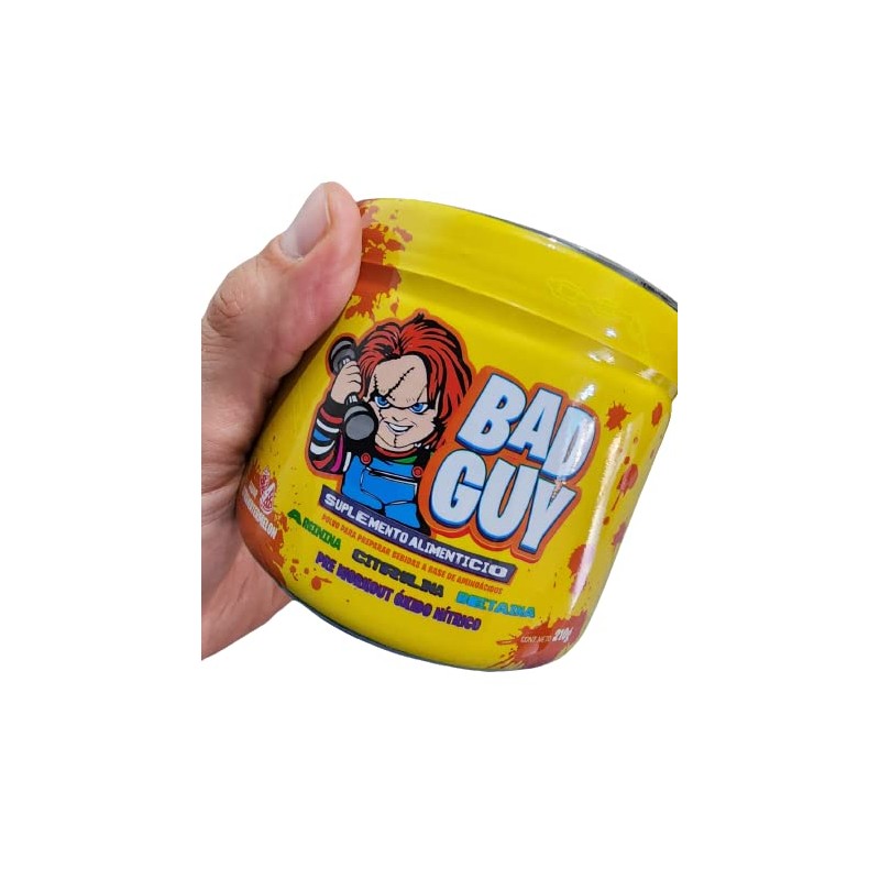 Pre Entreno Bad Guy Oxido Nitrico 30 Servicios Strawatermelon