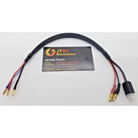 Reflex Racing Hard Case Charging Cable 2S Lipo RRE012 - 4mm/Banana
