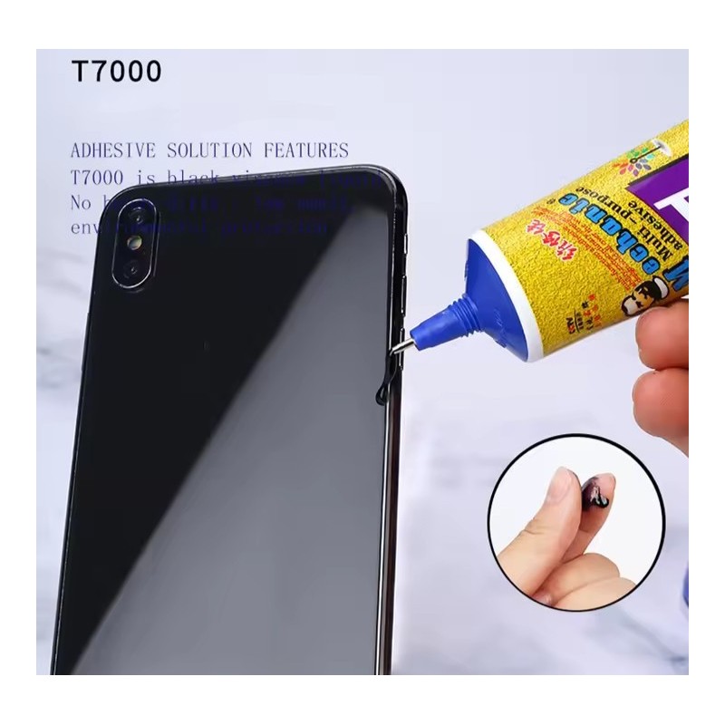 Mechanic T7000 Black Glue 50ml Cell Phone Screen Liquid Adhesive