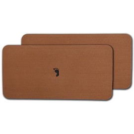 EvaTeak 9"X18" Anti-Slip Marine Boat Bench SEAT Pads 2 Pack Brown