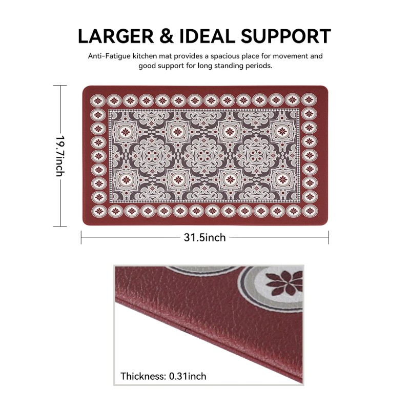Modern Novelty Waterproof Cushioned Washable Stain Resistant Antimicrobial Non-Slip Heavy