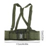 DONGKER Tactical Battle Belt, Molle Battle Belt with Harness, Adjustable