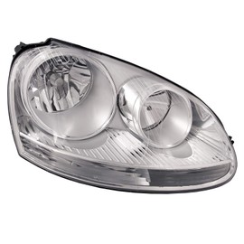 HEADLIGHTSDEPOT Halogen Headlight Compatible with Volkswagen GTI Jetta Rabbit 4-Door Sedan/Wagon Includes Right Passenger Side Headlamp