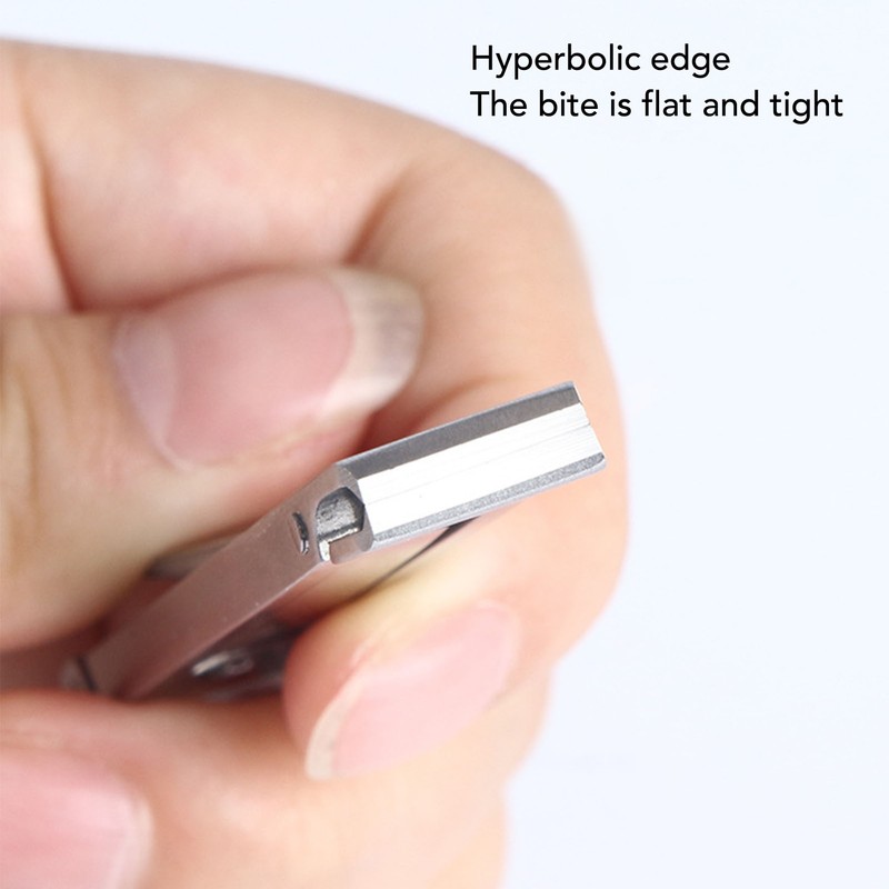 Nail Care Clipper Cutting Folding Stainless Steel Portable Ultra Thin