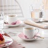 Villeroy & Boch Espresso Saucer, Pink, 11.5 x 11.5 x