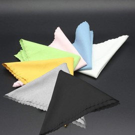 Musical Instrument Cloth, 9.8 x 9.8 inches (25 x 25 cm), String Instrument Cloth, 7 Pieces, Cleaning Cloth, Absorbent, Guitar, Cleaning Cloth, Ultra Fine Fiber, Double-Sided, Violin, Cleaning Cloth