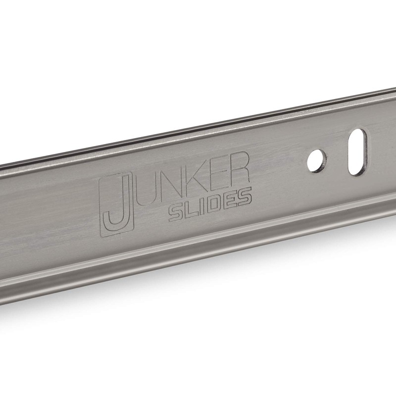 Junker Slides KV7-45-H45-L250-NF SS304 (EN 1.4301) Full Extension Slides Stainless