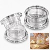 Garlic Crusher 2 Pack Manual Garlic Twister Mincer, 3.8 x