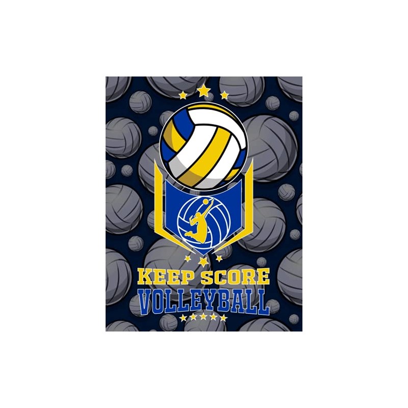 Keep Score Volleyball: Keeping Scores in One Place Scorebook Perfect