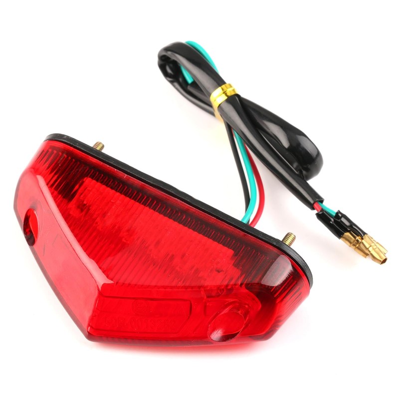 Hugfads High Quality Motorcycle Tail Light Brake Tail Light 12V