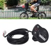 36V 48V Electric Bike LED Meter Speed Battery Power Headlight
