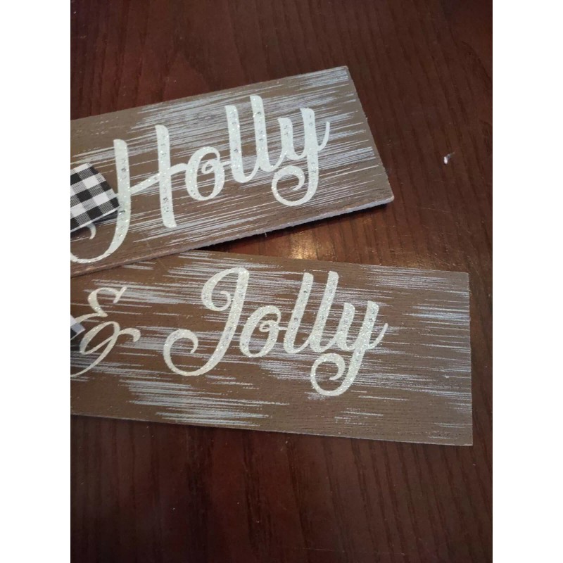 Holly & Jolly Ornament