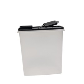 Tupperware Eidgenosse 2.8 Litres Black Transparent with Chute Storage Container Modular 2800 ml