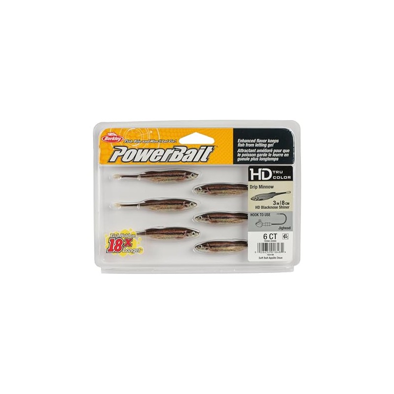 Berkley PowerBait Drip Minnow Fishing Soft Bait
