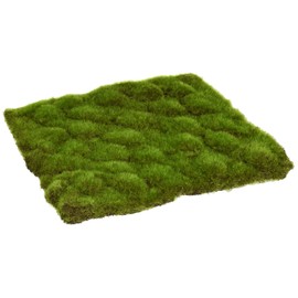 asca Artificial Moss Mat, Green, Approx. 11.6 x 11.6 x 1.4 inches (29.5 x 29.5 x 3.5 cm), A-15619-051A
