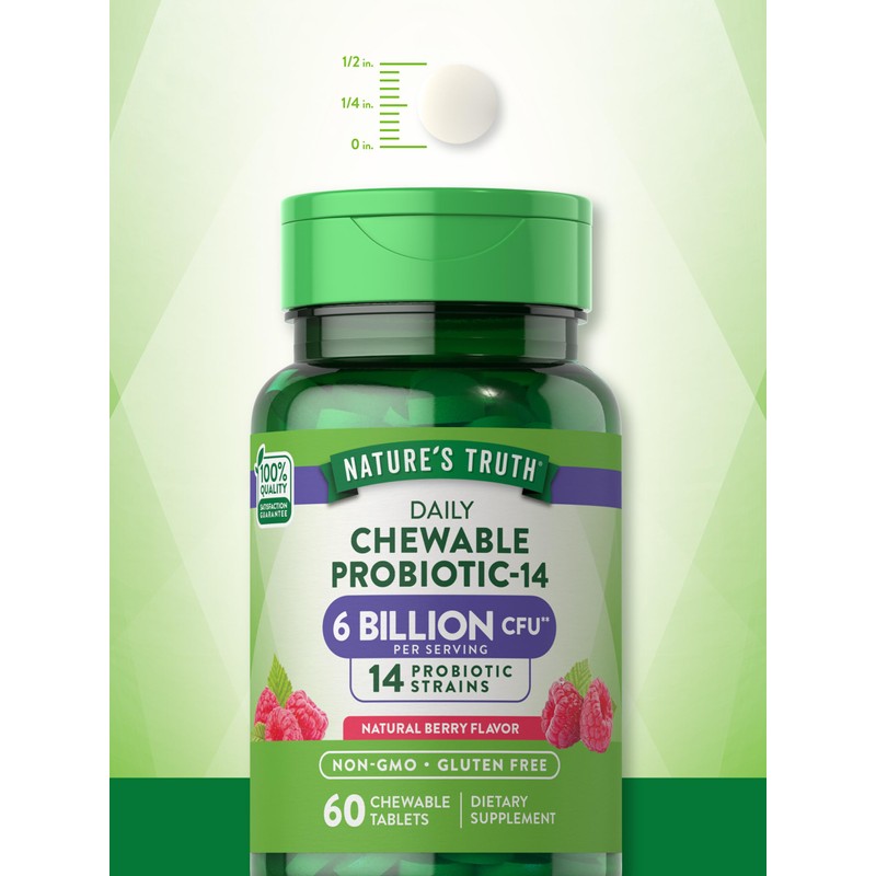 Nature's Truth Nature's Truth Probiotic Chewable for Men and Women