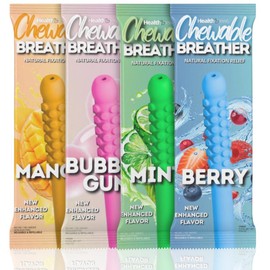 New Fix-Habit Aromatherapy Natural  Breather with Essential Oils for on the Go Relaxation - Minty Flavor:_Mango