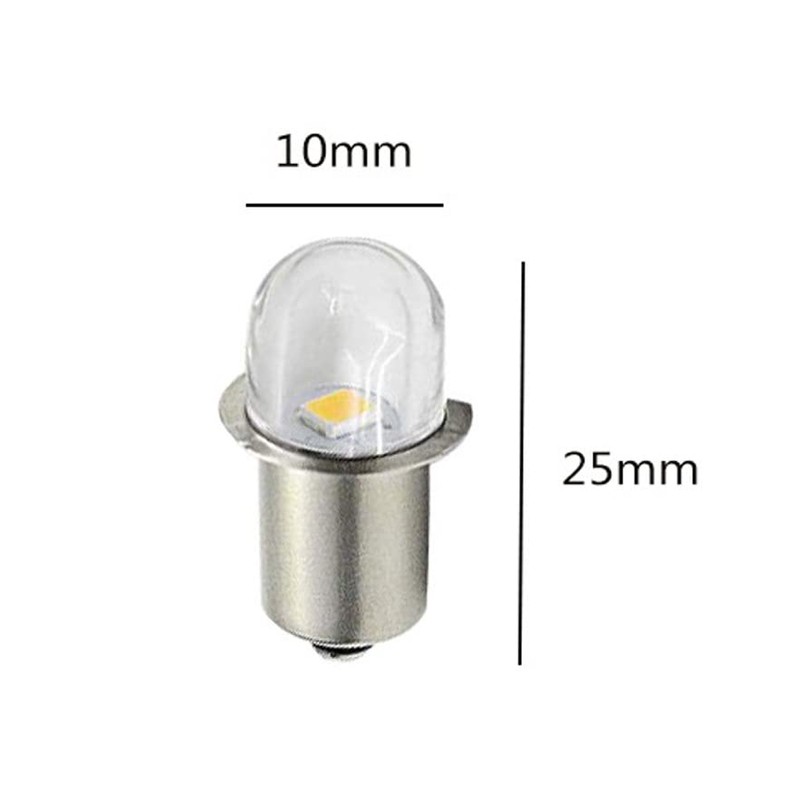 ShuoHui 5 x P13.5S Cold White Upgrade LED Torches 6