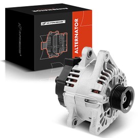 A-Premium Alternator Compatible with Hyundai Santa Fe 03-06, XG300 01, XG350 02-05 & Kia Amanti 04-06, 3.0L 3.5L, 120Amp 12V Clockwise 6-Groove Pulley, Replace# 37300-39400, 37300-39010, 37300-39405