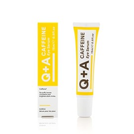 Q+A Sérum para el contorno de ojos con cafeína. Un sérum para el contorno de ojos que mejora la circulación y descongestiona la zona de la ojera. 15 m