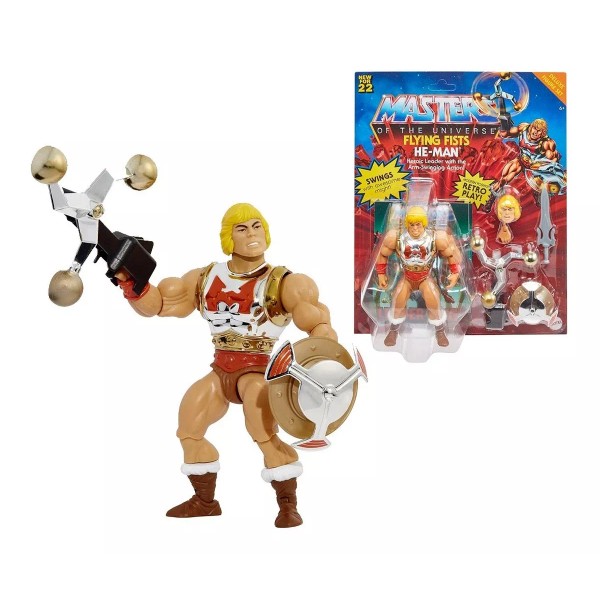 Masters Of The Universe He Man Origins Deluxe Puño Boleador