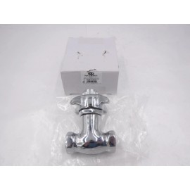 EZ-FLO 1/2"FNPT Chrome Self Closing Stop Valve 10187LF