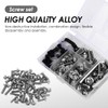Pack of 158 Motorcycle Fairing Screws Kit, M5 M6 Universal