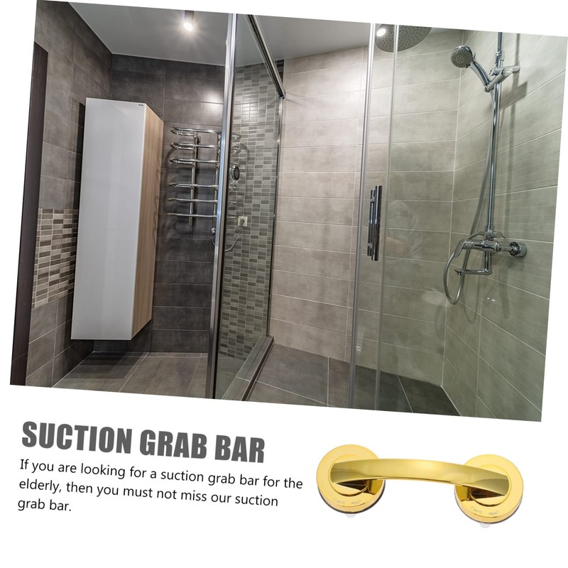 FOMIYES Handicap Grab Bars Suction Shower Handle Suction Cup Armrest