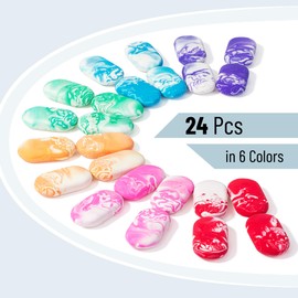 Mr. Pen- Erasers, 24 Pack, Vibrant Colors, Marble Pencil Eraser, Cute Eraser for Kids, Big Erasers for Pencils