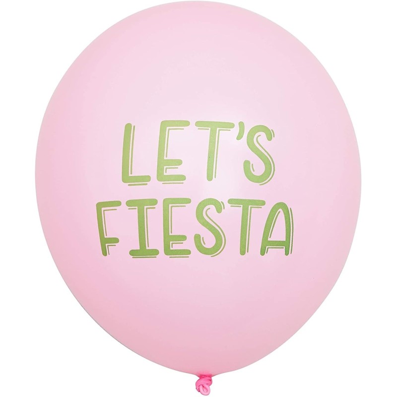 BLUE PANDA Cactus Balloons - 50 Pack, 12 In Blue