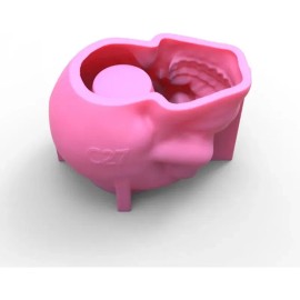 Maceta 3d Con Forma De Calavera, De Resina Epoxídica, Para P