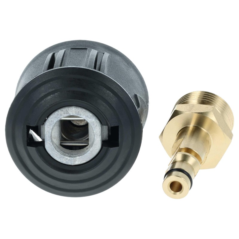 vhbw 2-Piece Adaptor Set to M22 Thread Compatible with Kärcher