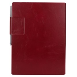 ZhaoCo Genuine Leather Case for Remarkable Paper Pro Tablet 11.8 Inch 2024, Slim Magnetic Protective Book Folio Cover - Wine