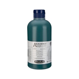 Schmincke - Akademie Acrylic Colour, Phthalo Green, 500 ml, 23551028, Fine Artist Acrylic Paint, Brilliant, Highly Lightfast and Cadmium-Free, for Acrylic Painting, Mixed Media