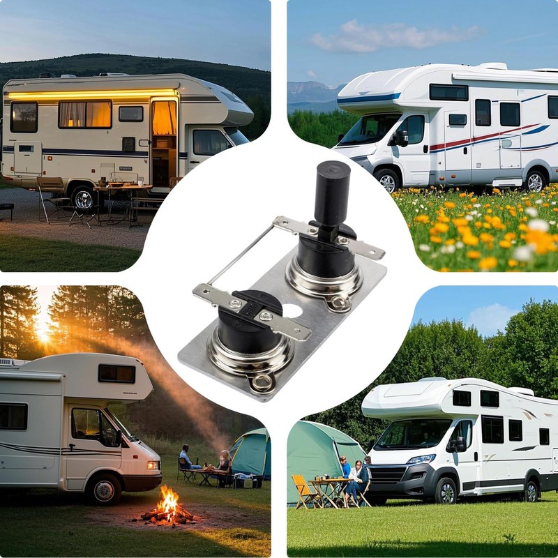 Hot Water Heater Thermostat, RV Water Heater Shut Off Valve,
