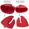 Silicone Oven Mitts, Lobster Claws Heat Resistant Pot Holders Oven