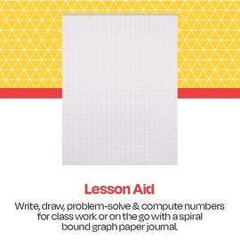School Smart PAPER CHART 24X32 GRID RLD 25 SHTS