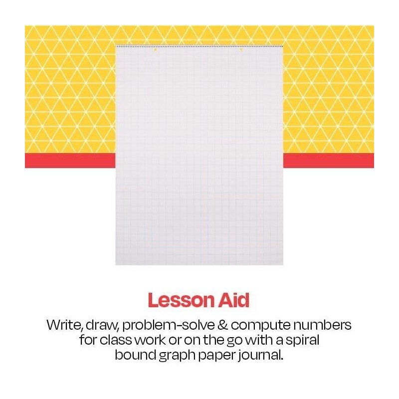 School Smart PAPER CHART 24X32 GRID RLD 25 SHTS