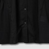 JAJU [JAJU] Women's Light Cotton 7-Quarter Sleeve Shirt_Black