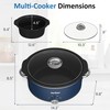 SUNVIVIPRO 3QT Slow Cooker, Small Crock with 3 Heating Settings