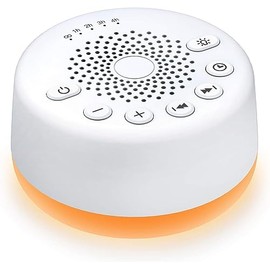 Sound Machine Easysleep White Noise Machine with 25 Soothing Sounds and Night Lights with Memory Function 32 Levels of Volume and 5 Sleep Timer Powere