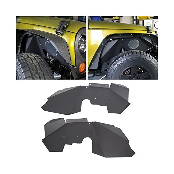 HECASA Front Inner Fender Liners Wheel Cover Compatible with 2007-2017