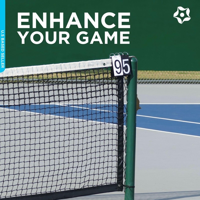 Get Out! Over Net Portable Tennis Game Score Keeper, Numbered
